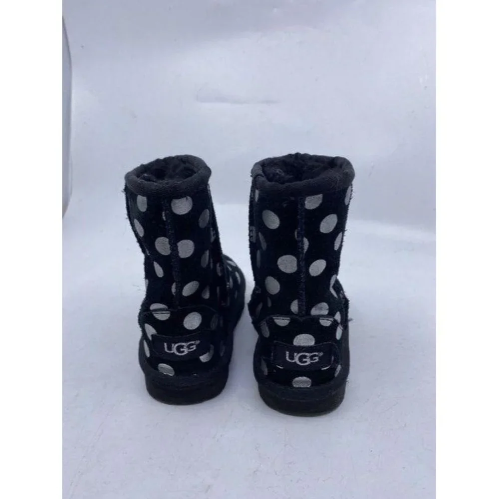 Ugg Australia Black White W Polka Dot Kid Bootsboo
